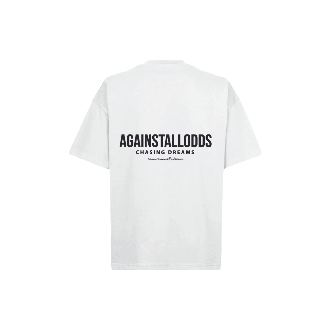 DREAMERS WHITE LUXURY TEE