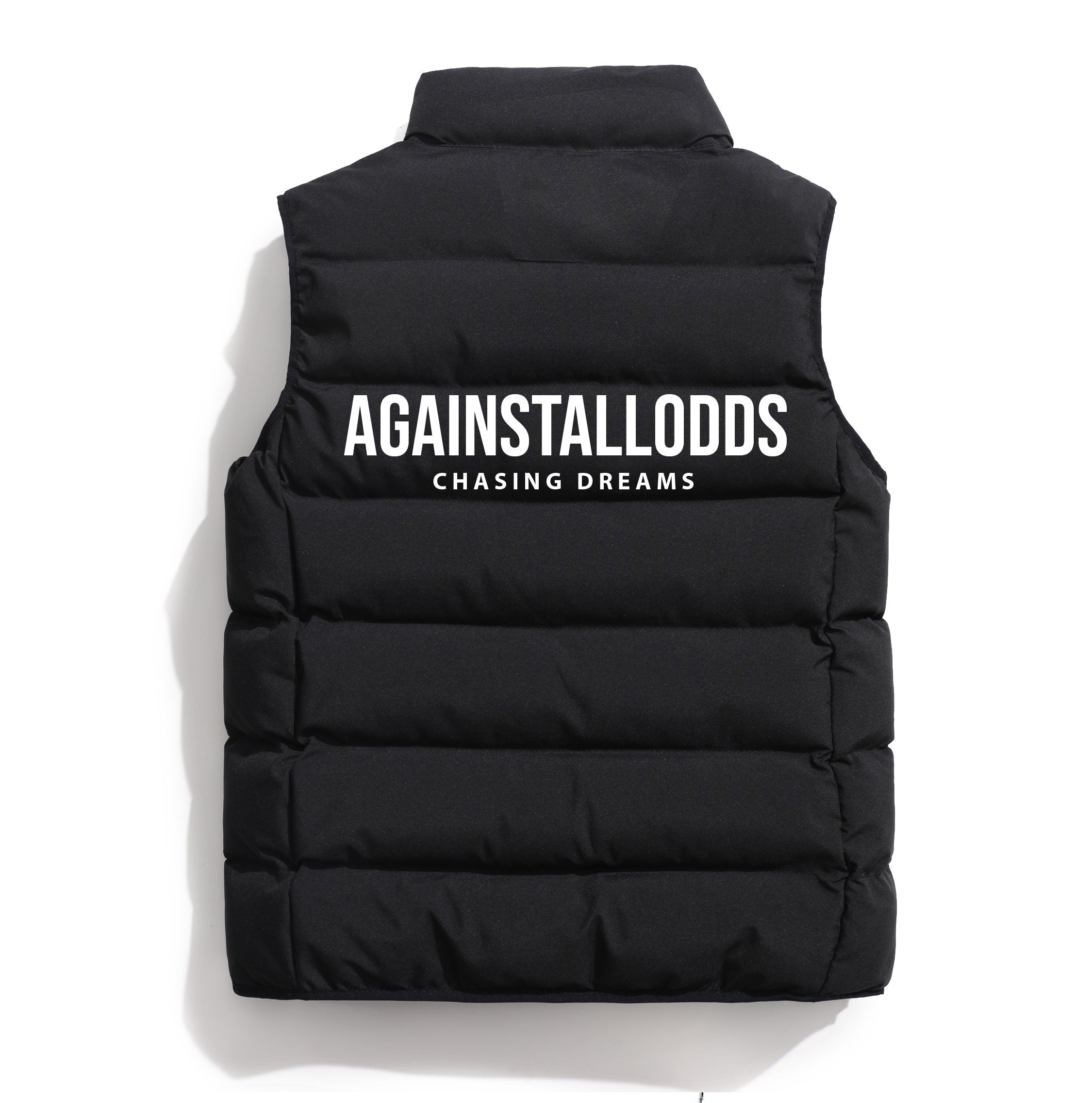 THE DREAMERS CASUAL GILET - BLACK