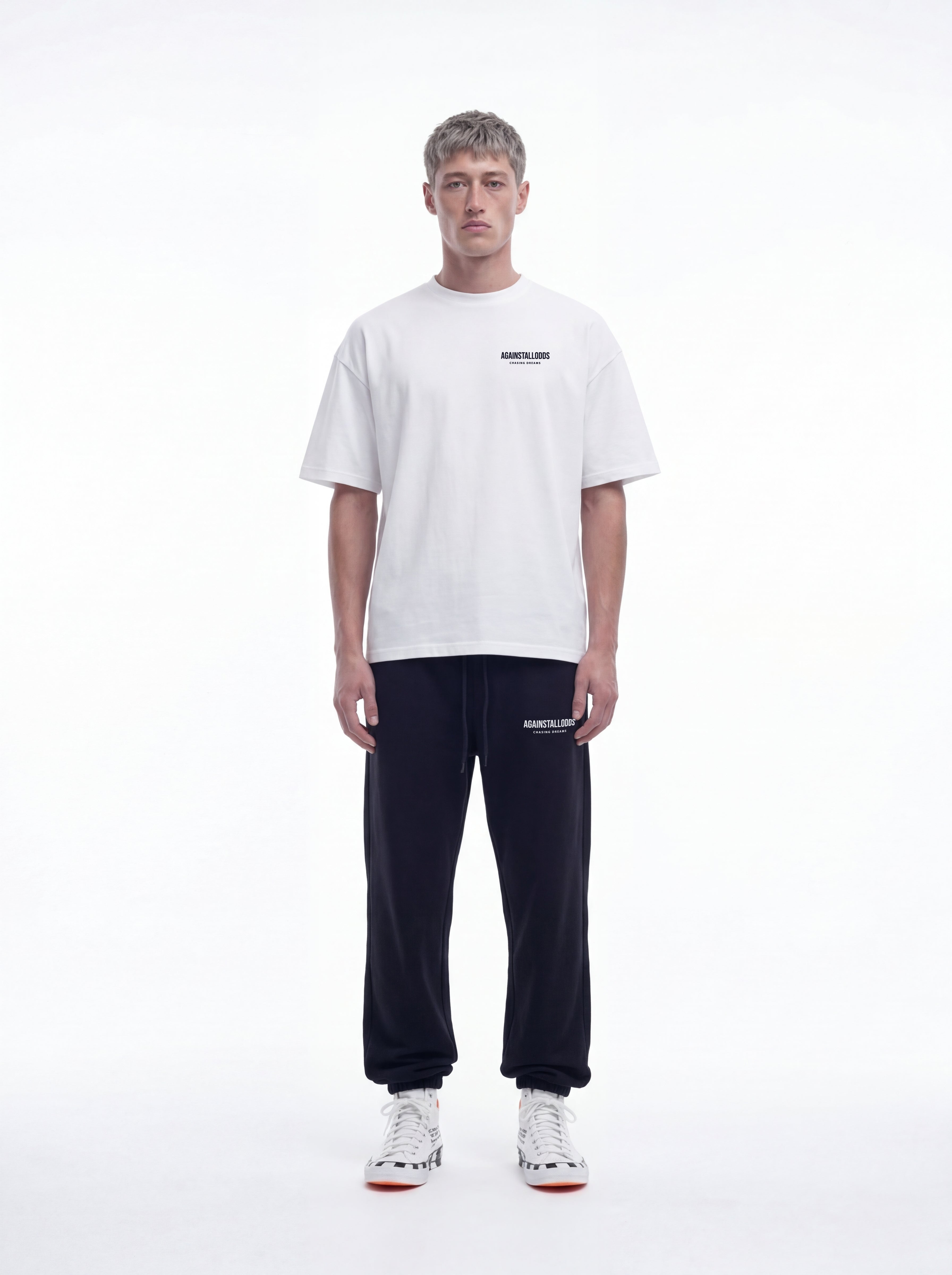 DREAMERS WHITE LUXURY TEE