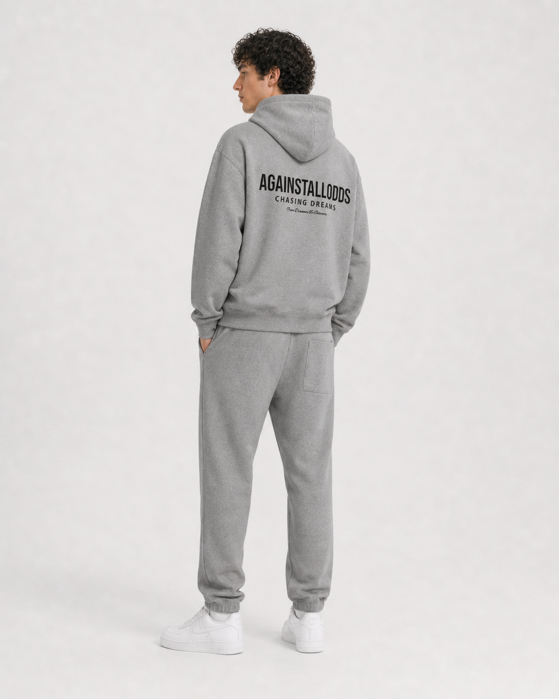 DREAMERS GREY HEAVYWEIGHT HOODIE