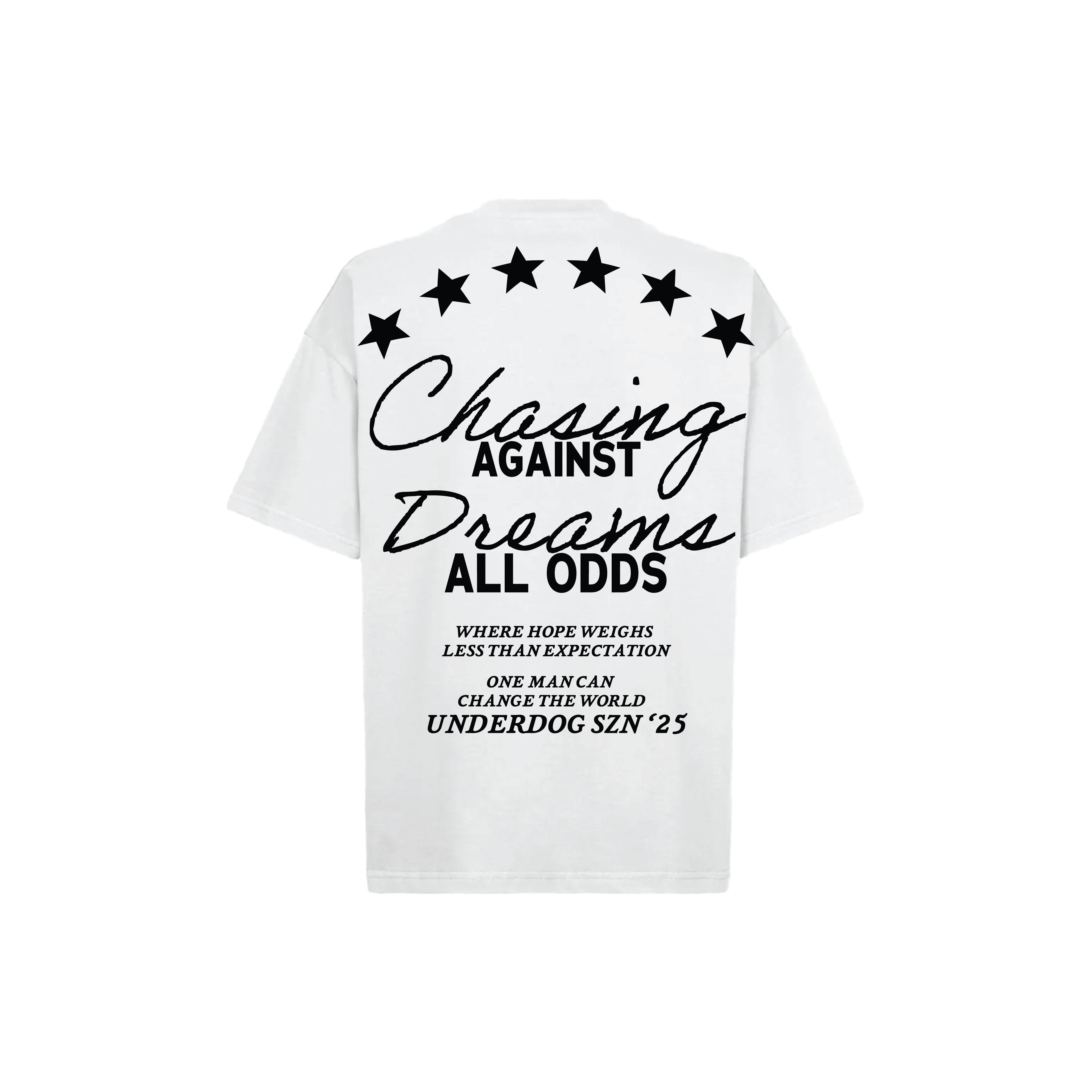 WRITTEN WHITE LUXURY TEE