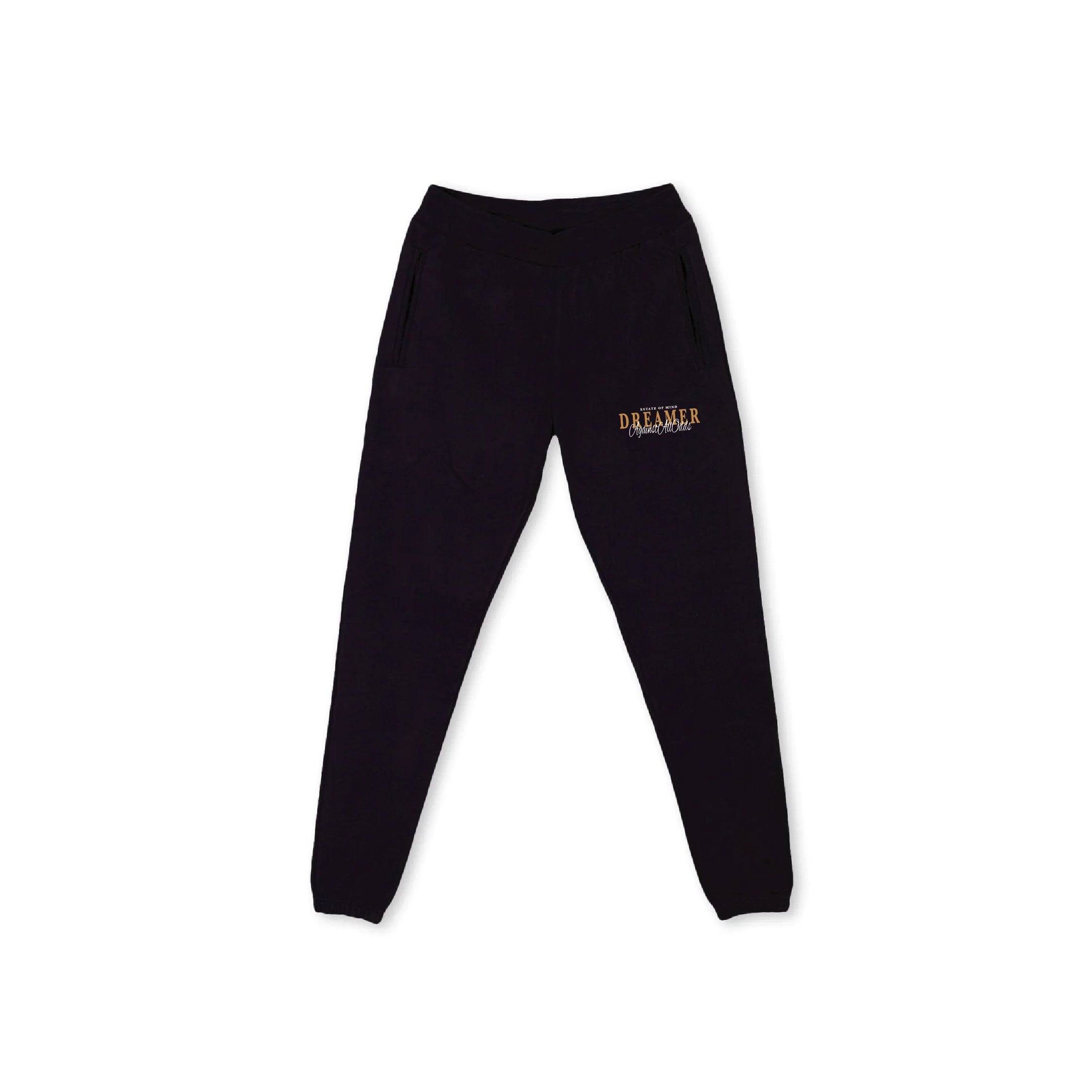 ESTATE OF MIND FRENCH TERRY SWEATPANTS - BLACK