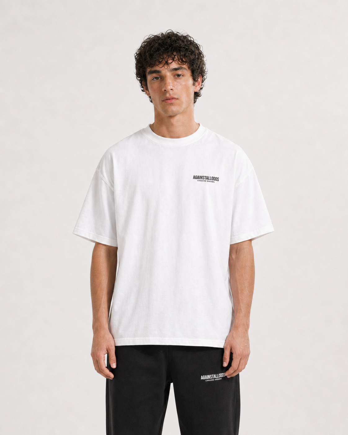 DREAMERS WHITE LUXURY TEE