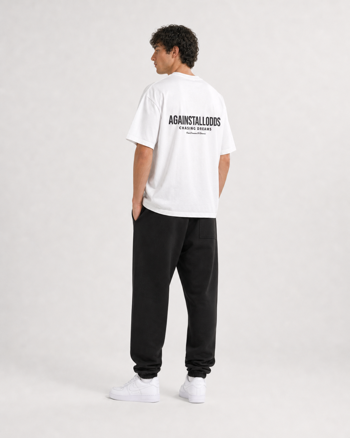 DREAMERS WHITE LUXURY TEE