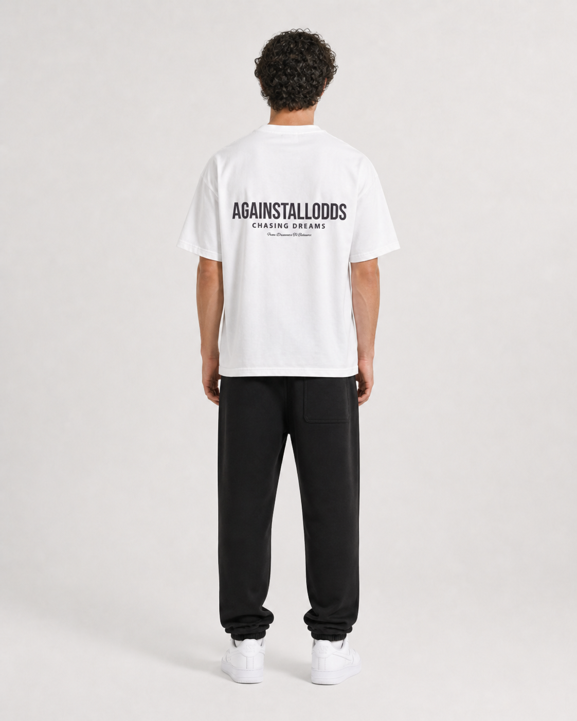 DREAMERS WHITE LUXURY TEE