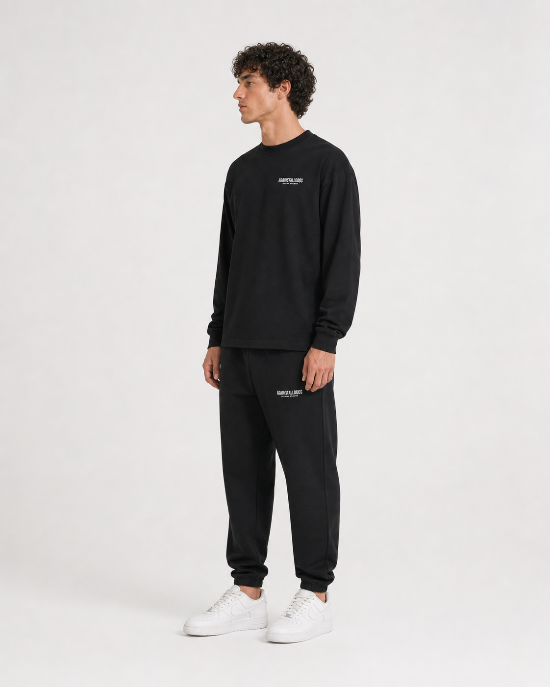 DREAMERS BLACK LUXURY LONG SLEEVE TEE
