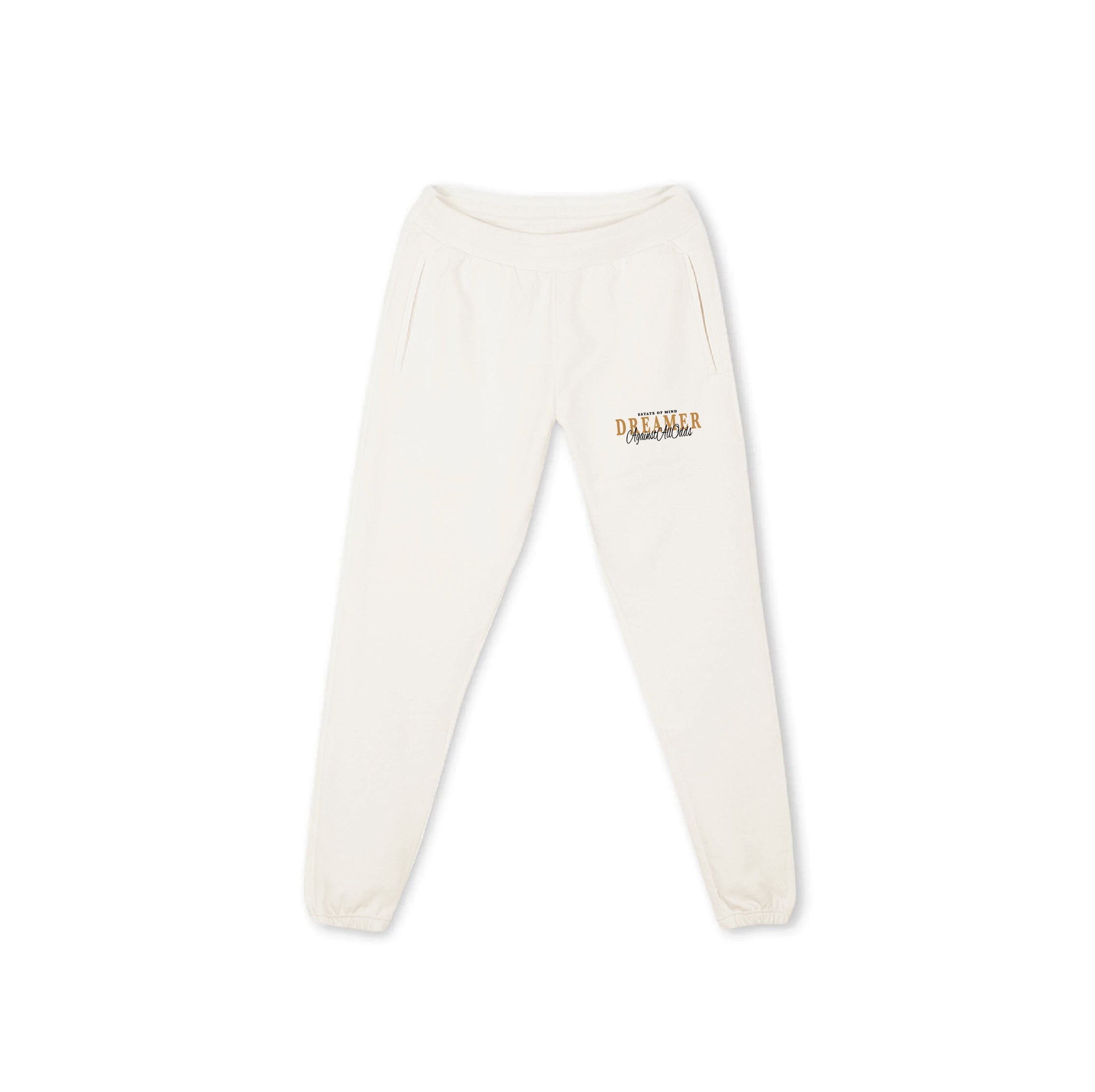 ESTATE OF MIND FRENCH TERRY SWEATPANTS - VINTAGE WHITE