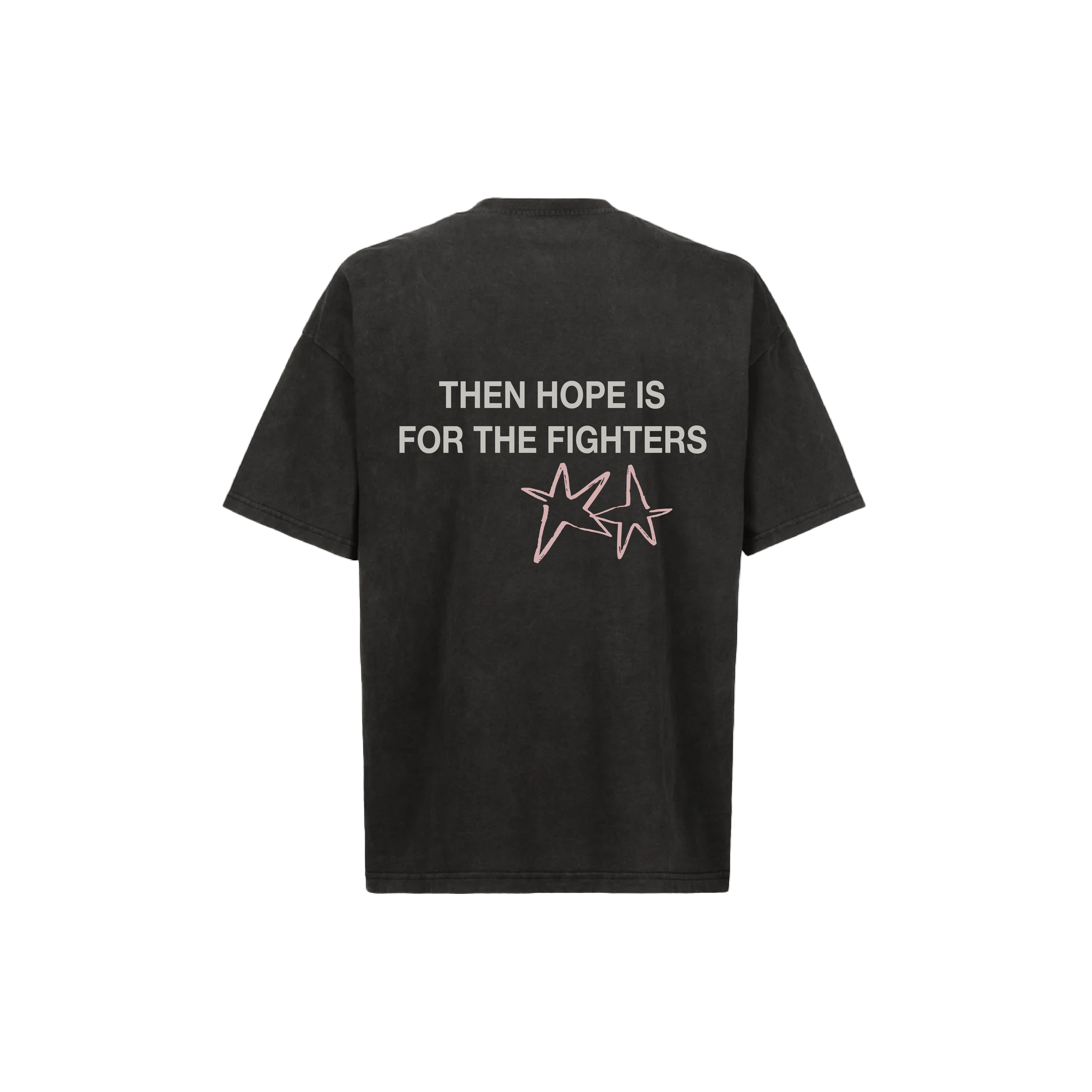 FOR THE FIGHTERS - VINTAGE BLACK LUXURY TEE