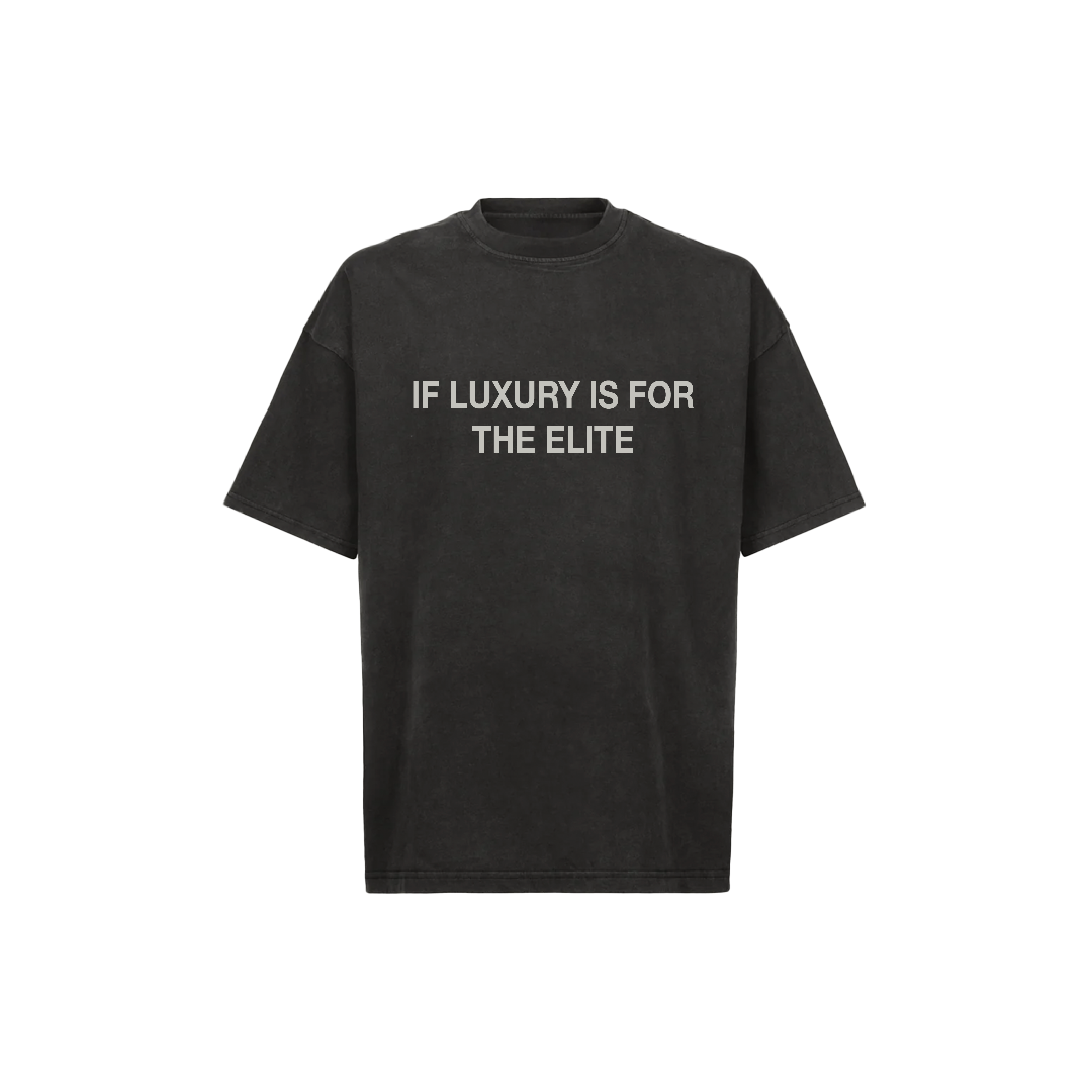 FOR THE FIGHTERS - VINTAGE BLACK LUXURY TEE