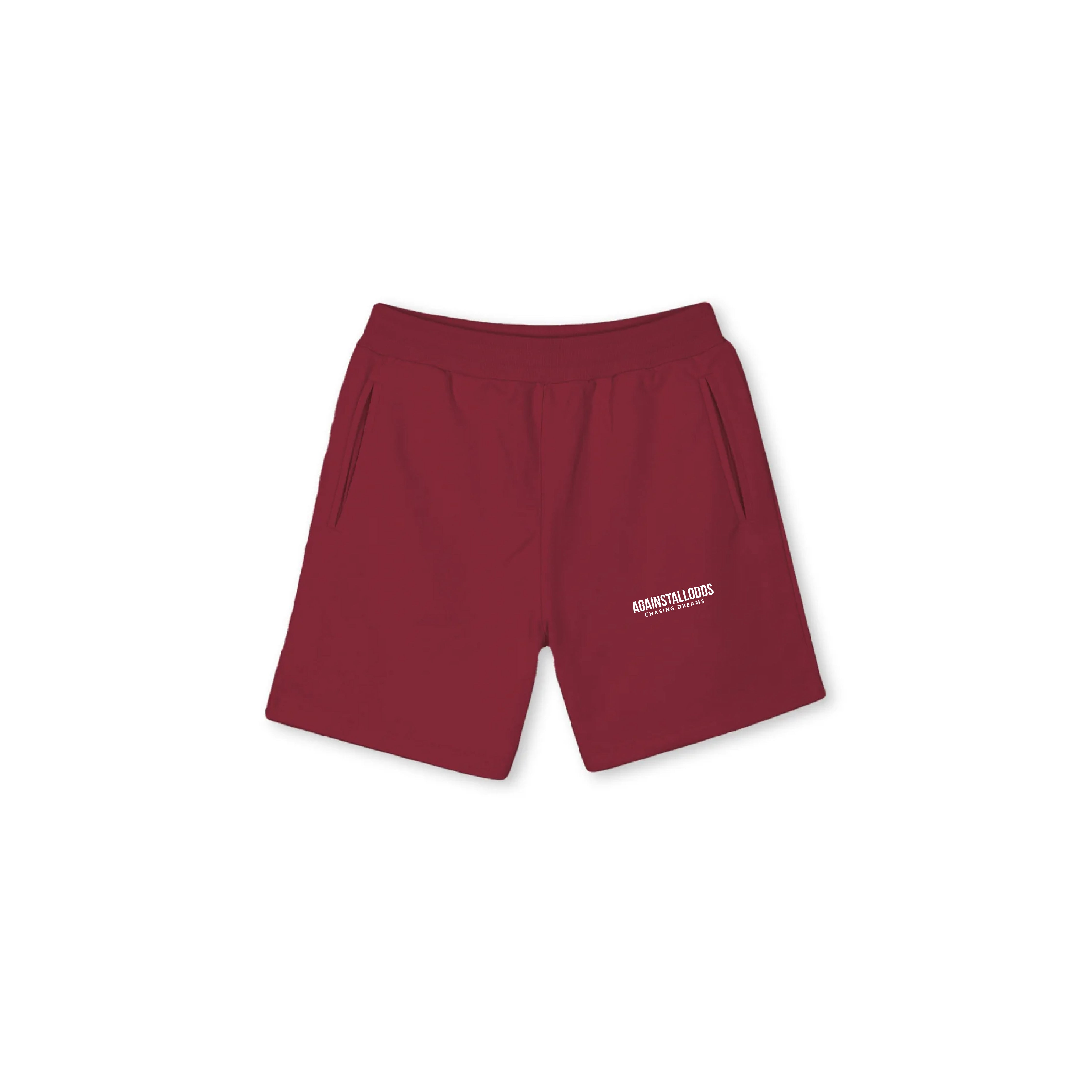 Dreamers French Terry Shorts - Burgundy