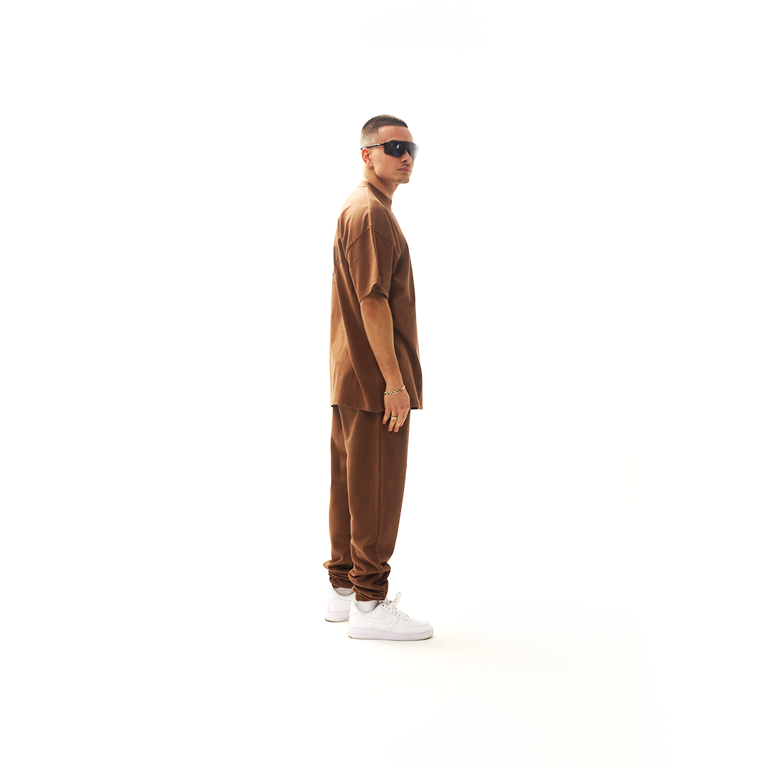 Dreamers French Terry Sweatpants - Brown