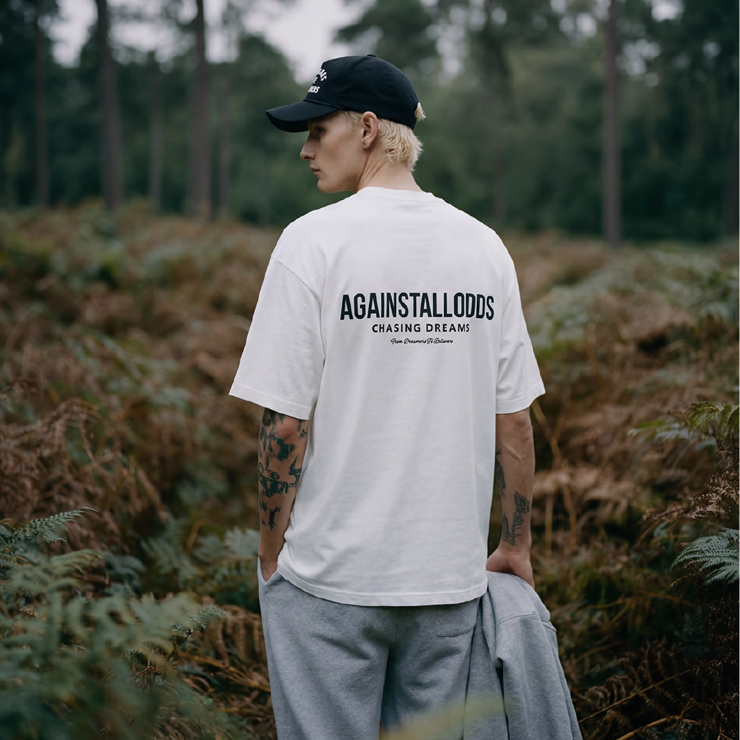 DREAMERS WHITE LUXURY TEE