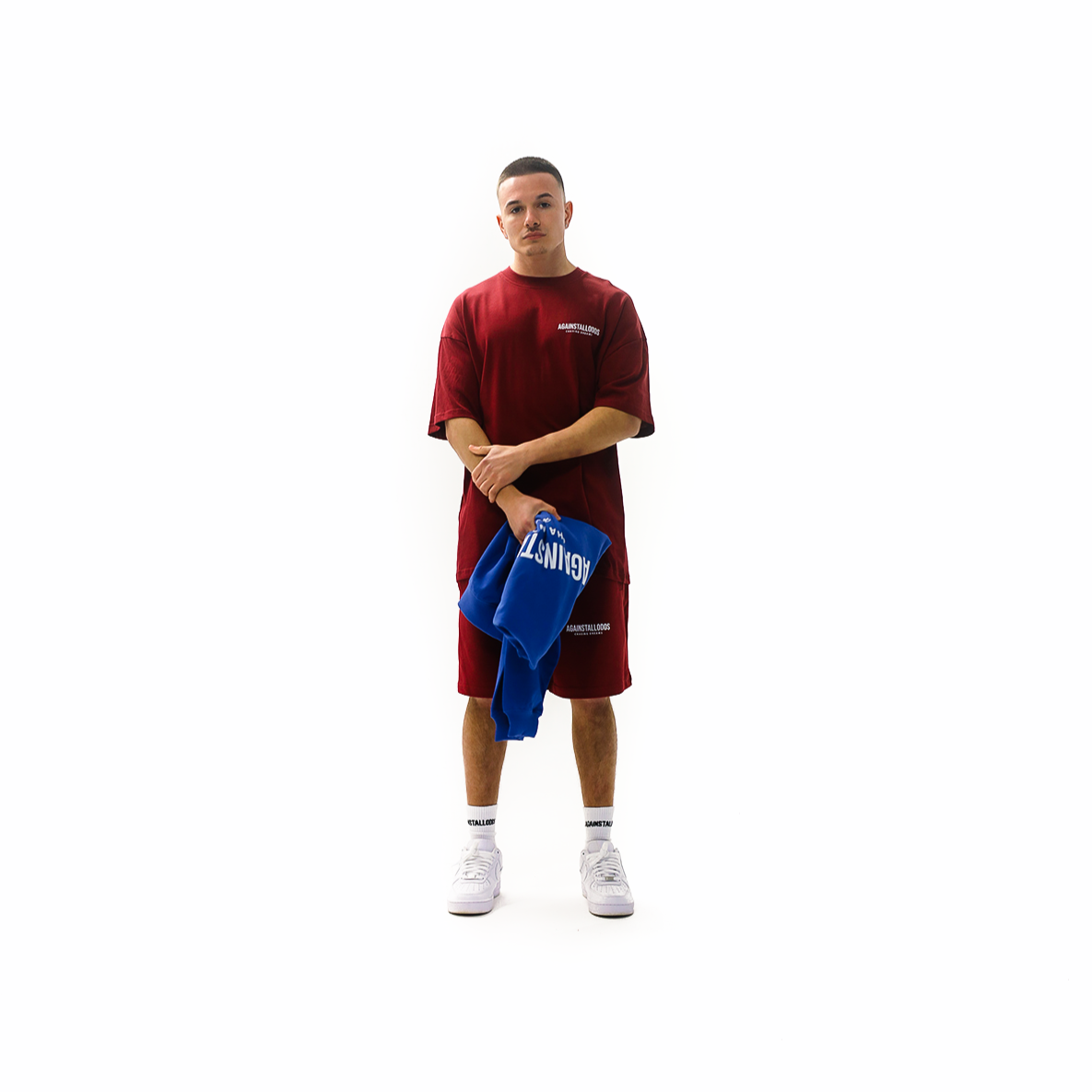 Dreamers French Terry Shorts - Burgundy
