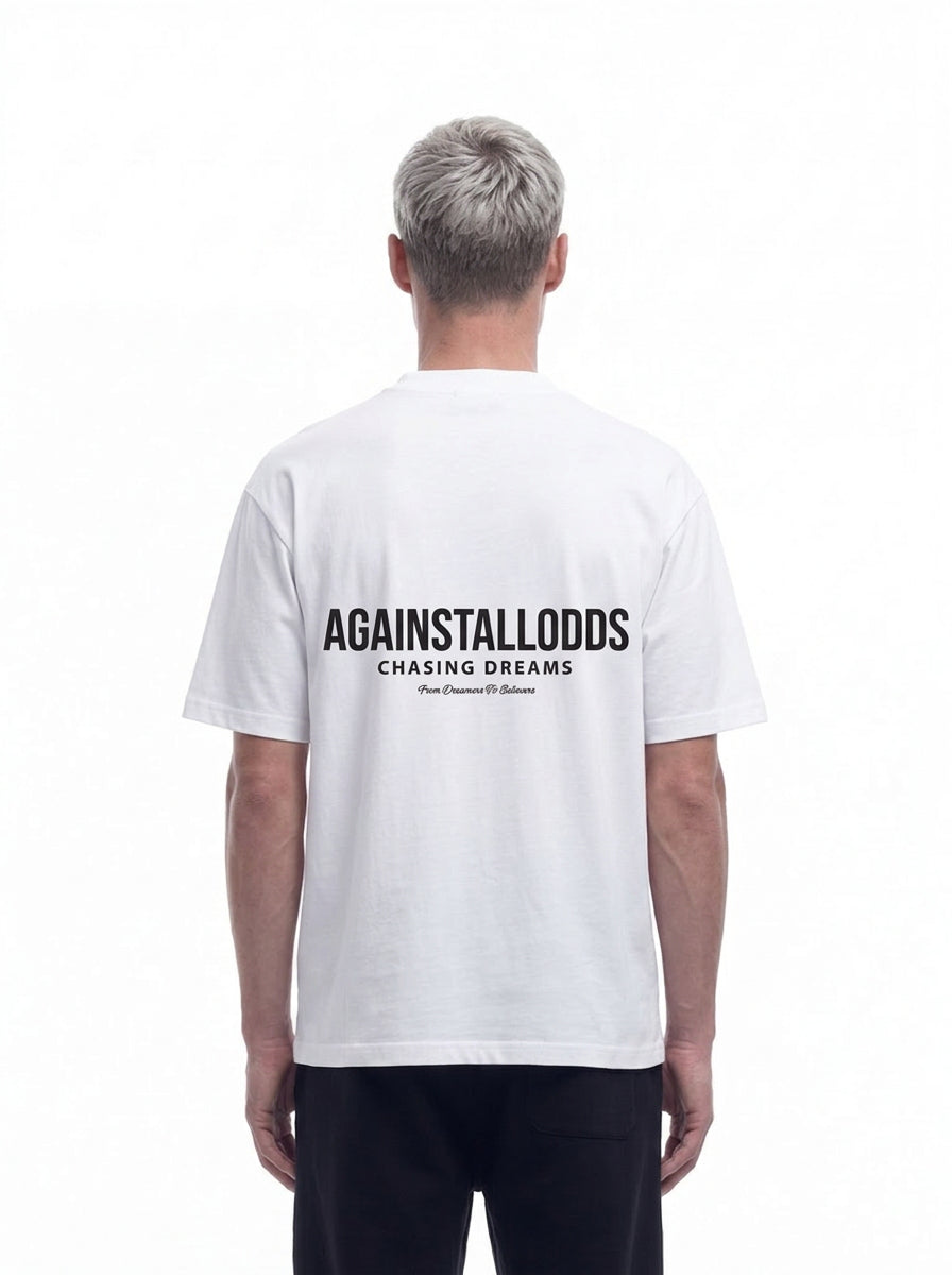 DREAMERS WHITE LUXURY TEE