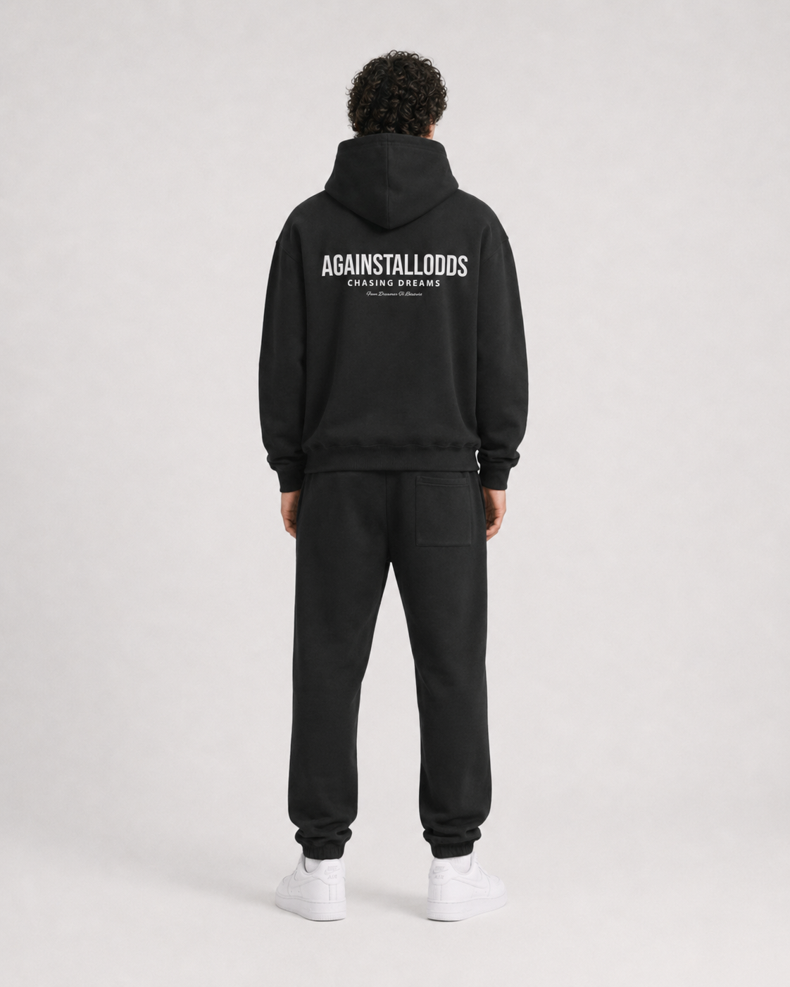 DREAMERS BLACK HEAVYWEIGHT HOODIE