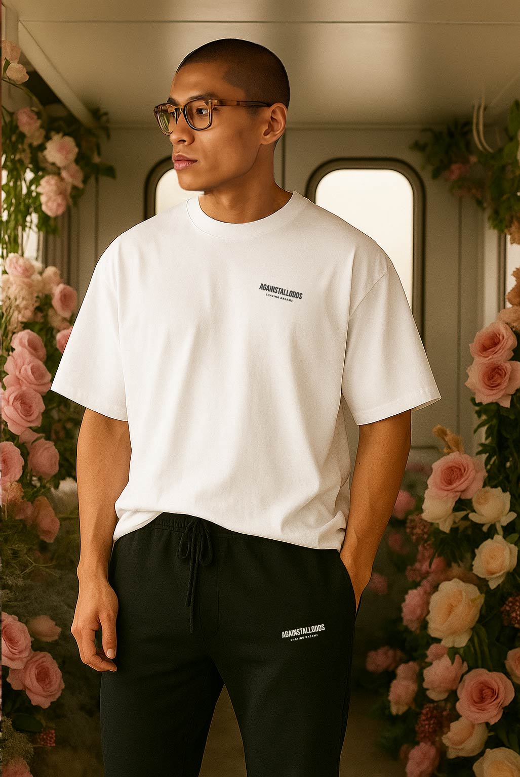 DREAMERS WHITE LUXURY TEE